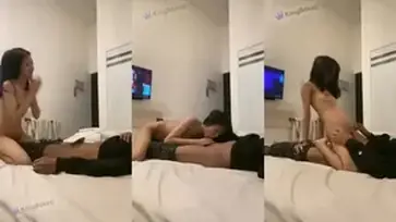 Gadis Miss Jove Cantik Goyang Atas Kasur Hotel