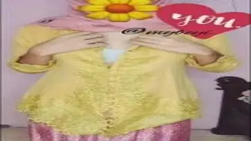 Ukhti Hijab Kebaya Pink Cantik Live Kasur